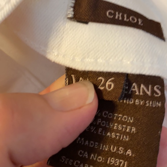 James Jeans white jeans size 26 - Picture 6 of 6